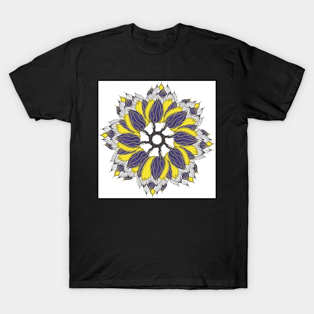 round of flowers T-Shirt by Symphonia46